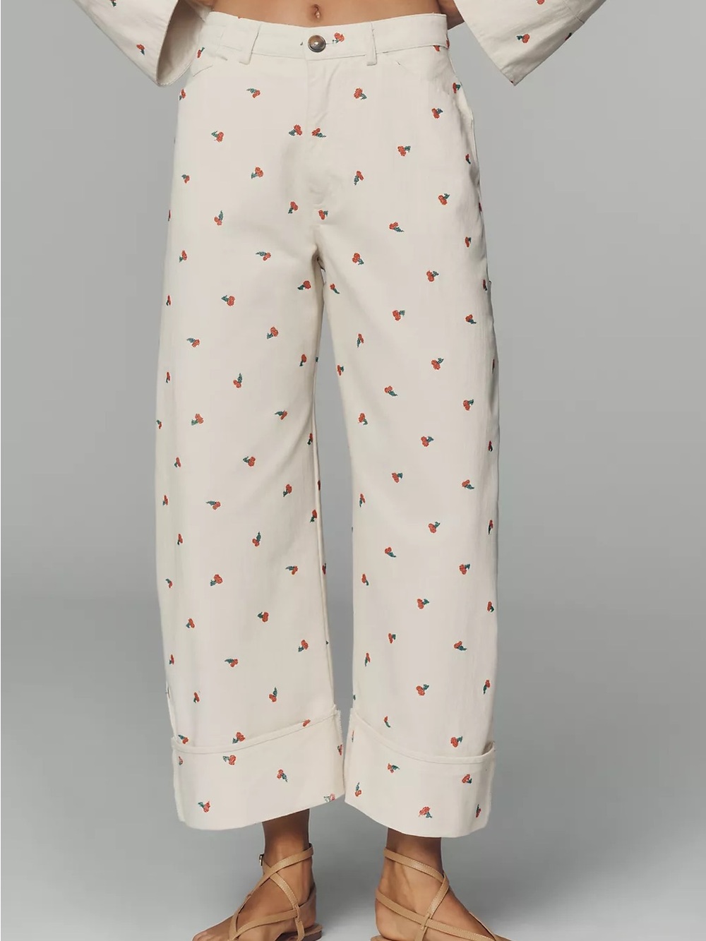 Pilcro Kayden High-Rise Carpenter Barrel Pants | Tall | NWT | Cherry | Denim